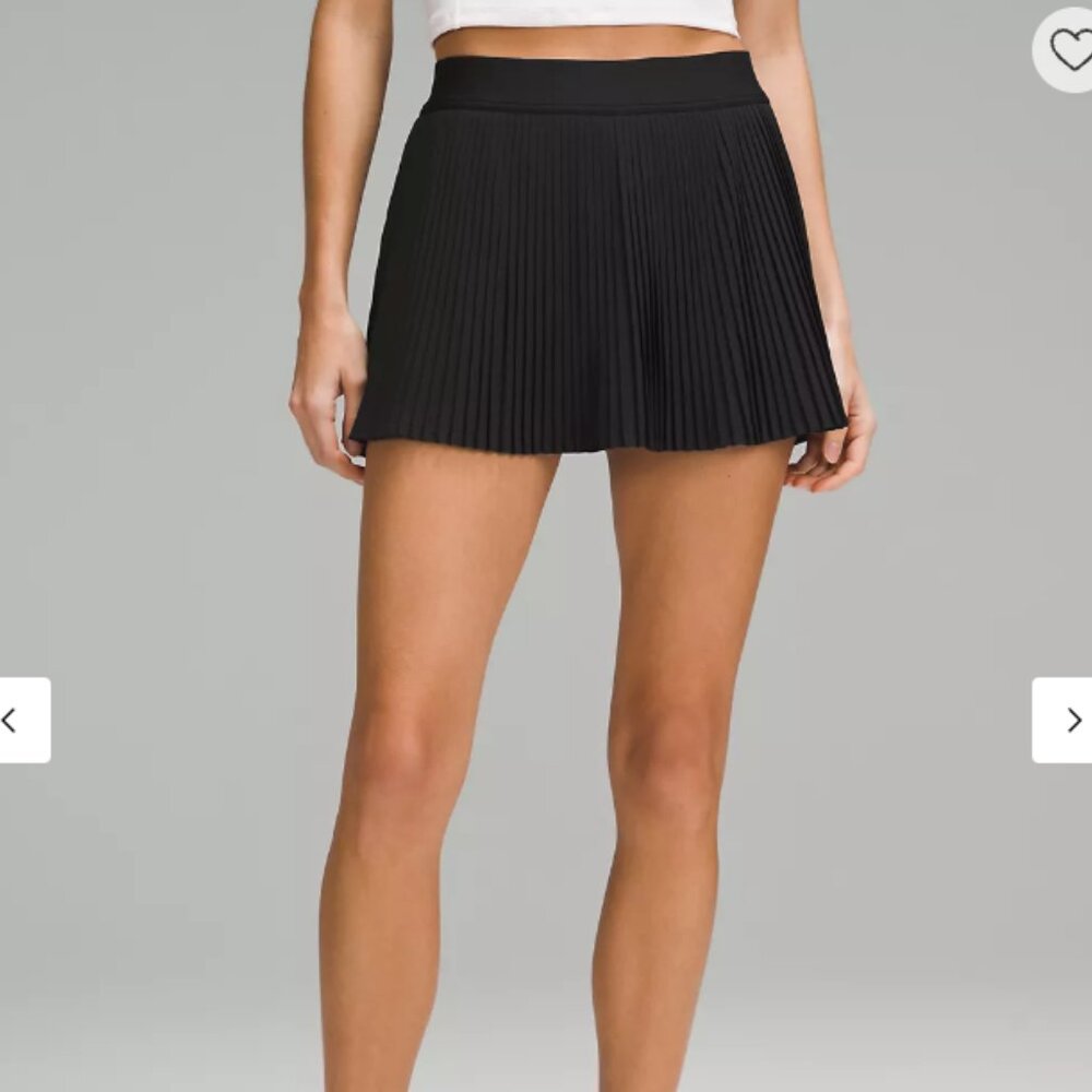 Varsity High-Rise Pleated Tennis Skirt